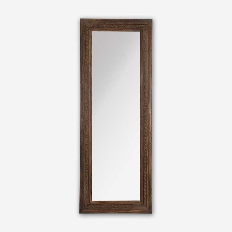 large brown mirror